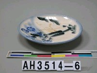 藏品(彩繪瓷山水屋宇盤)的圖片